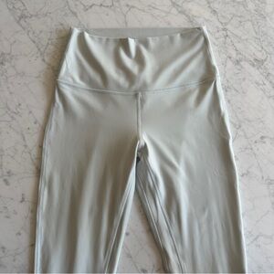 lululemon Align High-Rise Pant 25" size 6 women’s sea foam pale green/blue